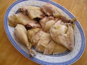 steamed chicken