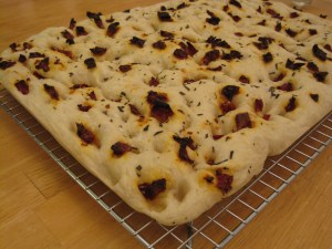 sun dried tomato rosemary focaccia