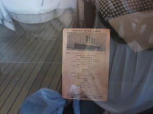 third class titanic menu