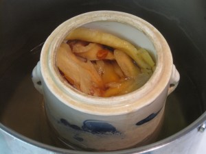 recipe chinese chicken rice wine soup drink