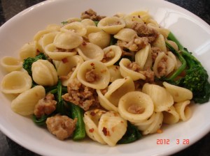 orecchiette pasta recipe with hot italian sausage rapini